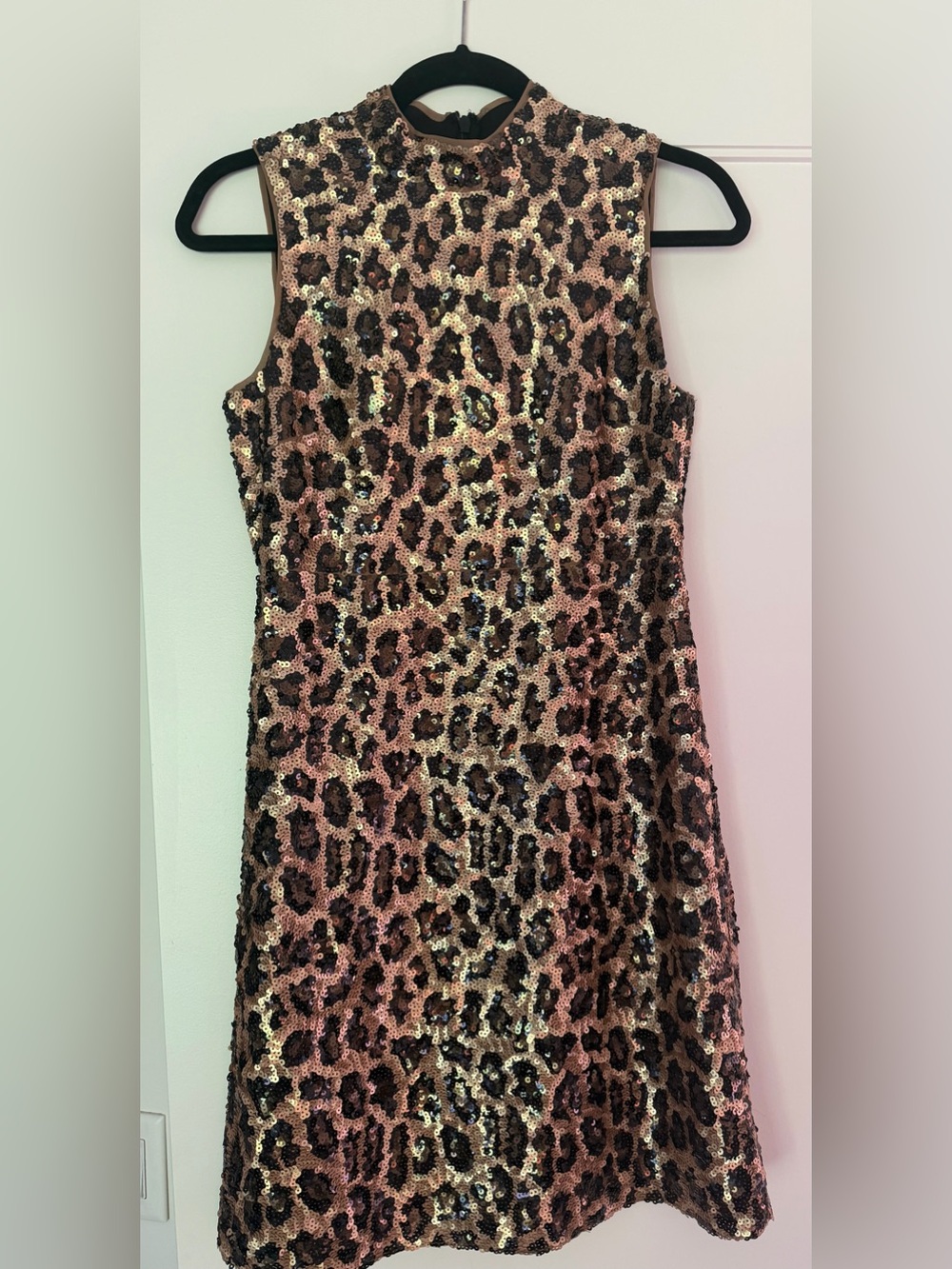 Kate Spade Leopard Sequin dress, Size 2